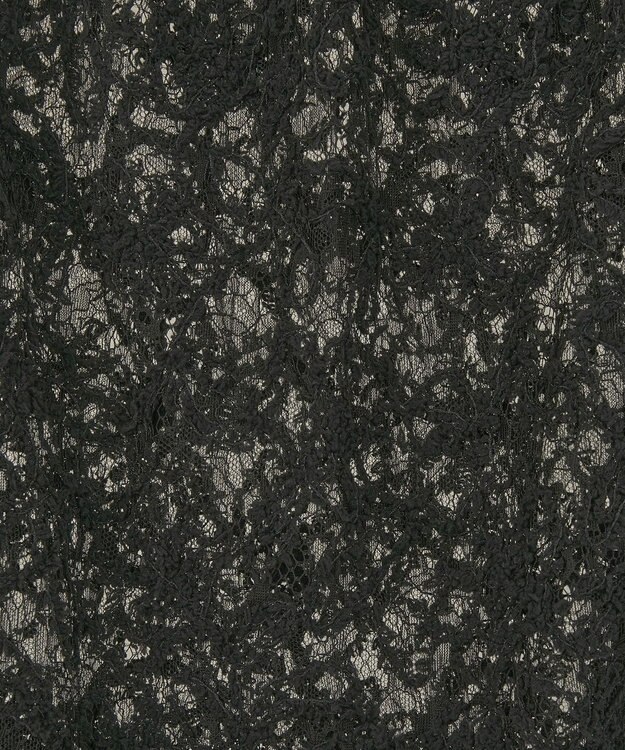 earth music&ecology モールレースラップスカート Black