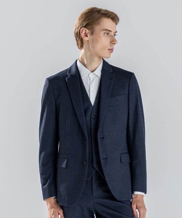 JOSEPH HOMME 新素材【ストレッチ/セットアップ対応】　クリアドビージャージー 　ジャケット ネイビー系