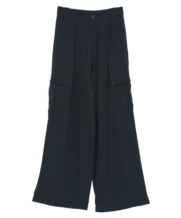 AMERICAN HOLIC サテンカーゴパンツ Navy