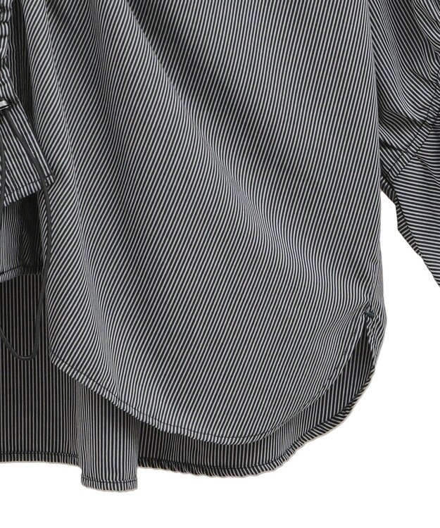 YECCA VECCA ドロストデザインギャザーシャツ Camel