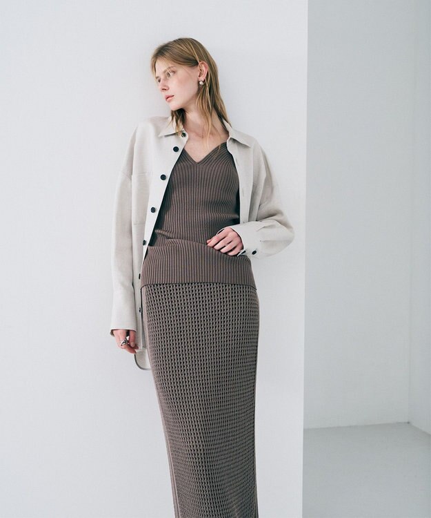 uncrave カップ付きキャミソール トープ