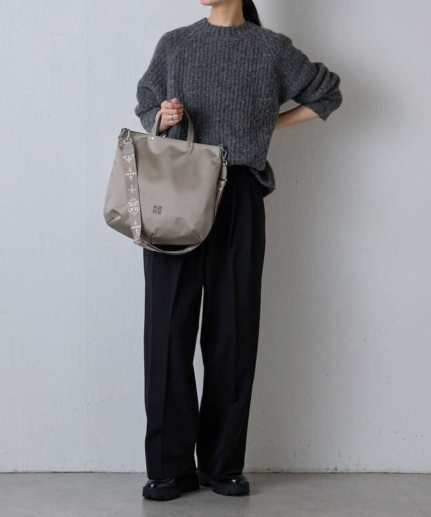 russet 《WEB限定》クラウズナイロン2wayトートバッグ(CE-1501-WEB) Gray