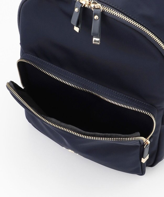 TOCCA 【A4サイズ対応・撥水】SIDE FRILL BACKPACK バックパック ネイビー系