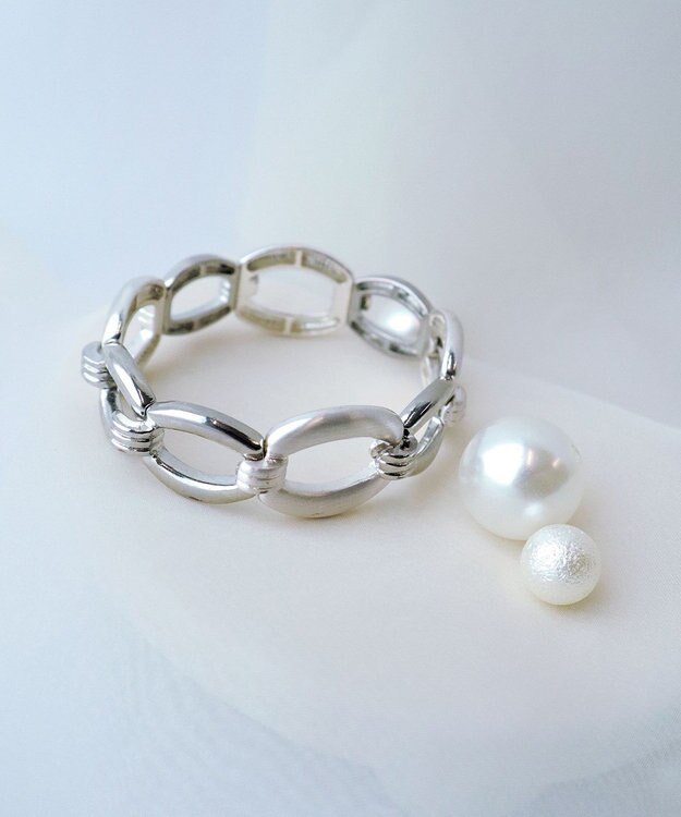 Tiaclasse サークルチェーンブレスレット シルバー