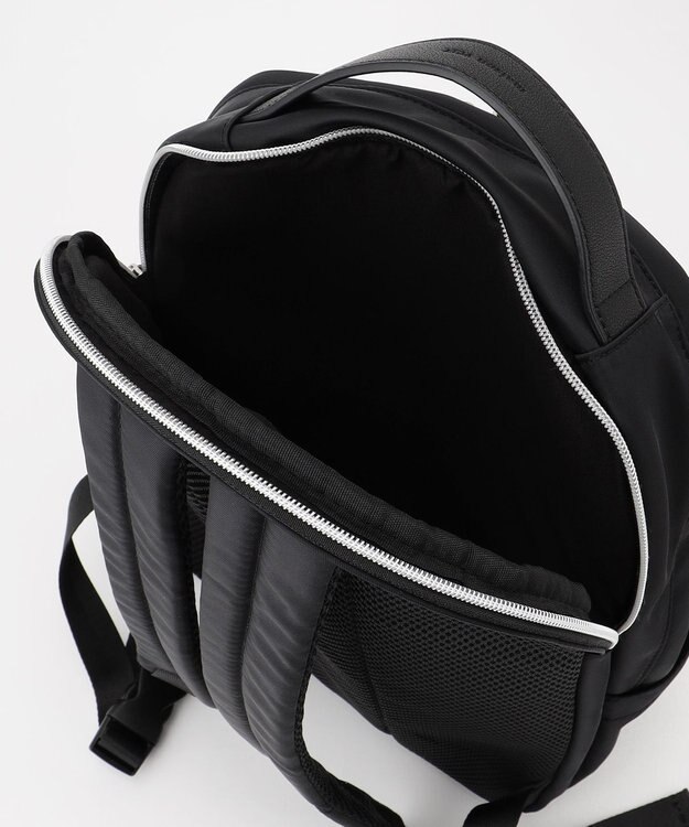 LA BAGAGERIE 【maison vert】 【多収納】タックポケットリュック ブラック