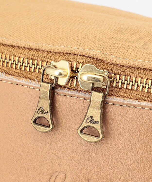 UNBILLION Otias 8号キャンバスシュリンクレザーウエストボディ ベージュ