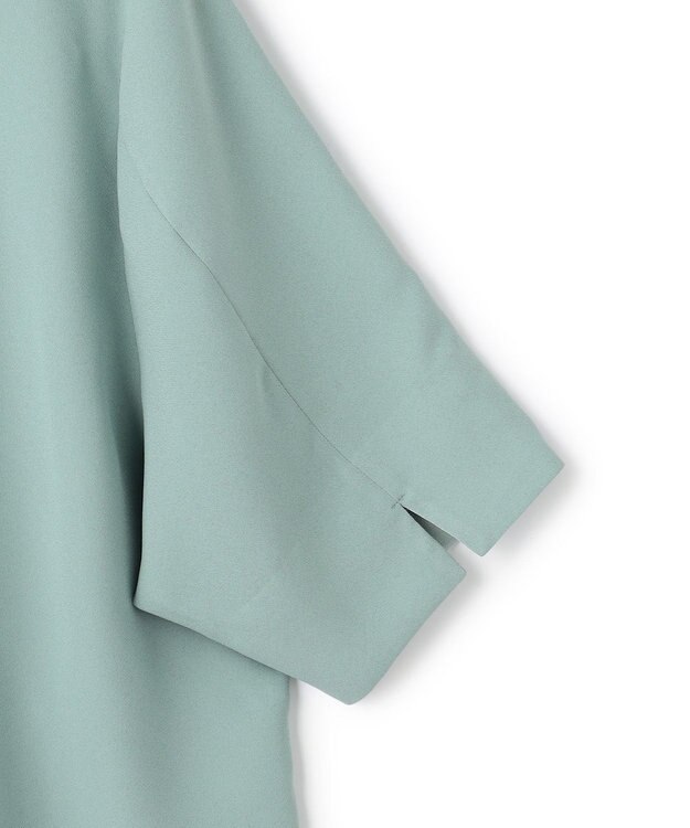 ICB 【先行予約】 FluidBackSatin ハーフスリーブジャケット ダークセージ