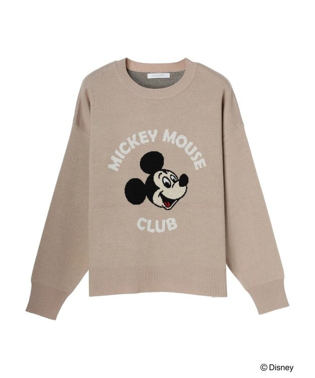 Green Parks ミッキーマウス・クラブ／ジャガードニット Light Gray