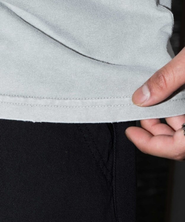 WEGO 【ユニセックス着用ITEM】ブリーチボーングラフィックT（SS） グレー