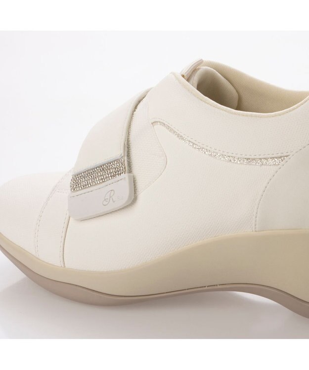Riz raffinee <Riz raffinee>ヒールアップベルトスニーカー アイボリー