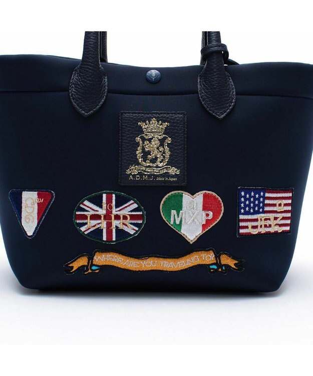 A.D.M.J. 【魔法の様に軽い】マジックライト/フラッグワッペントート21cm(Dカン付) MA/GR