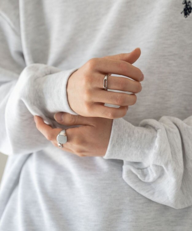 WEGO U.S. POLO ASSN.|別注ワンポイントスウェットプルオーバー グレーその他