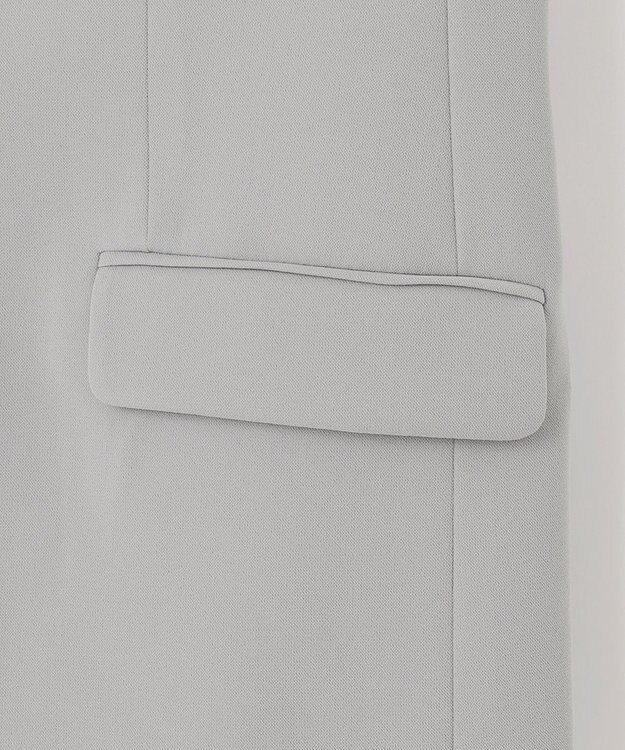 自由区 【XSサイズ～/洗える】ダブルフェイススーティング テーラードジャケット セージ