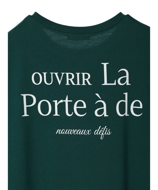 earth music&ecology バックロゴティアードワンピース Green