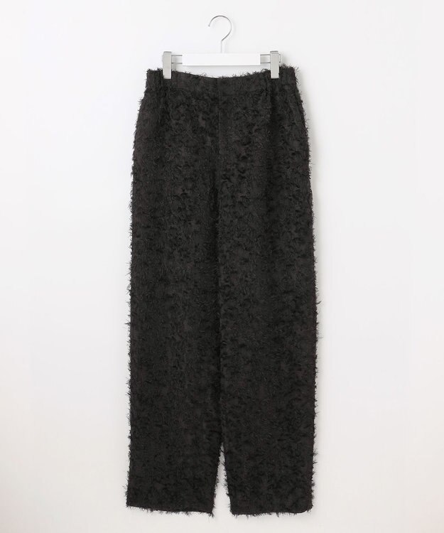 自由区 【SHIHOさん着用】カットジャカード パンツ ブラック