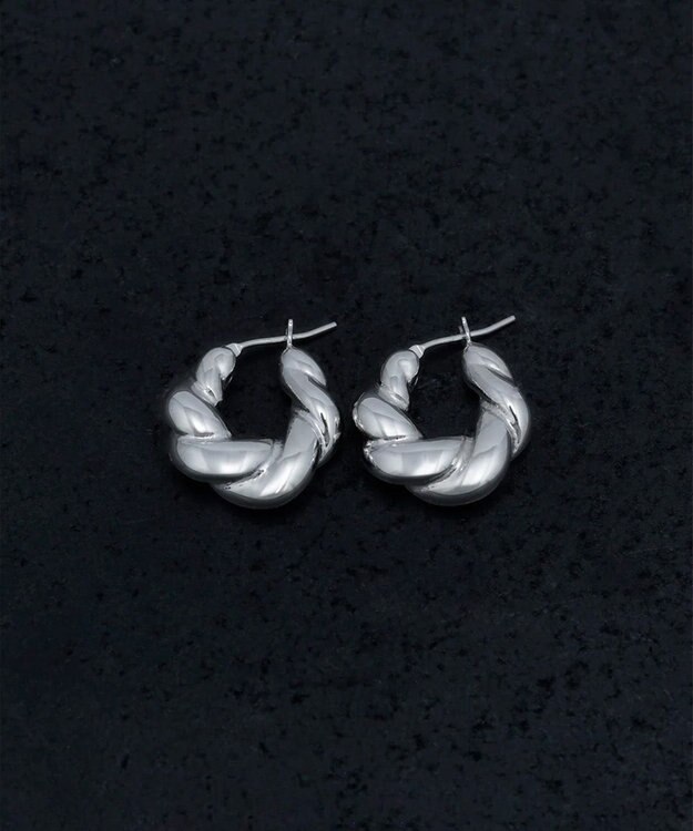 simoe Conel Hoop Pierce M ピアス シルバー