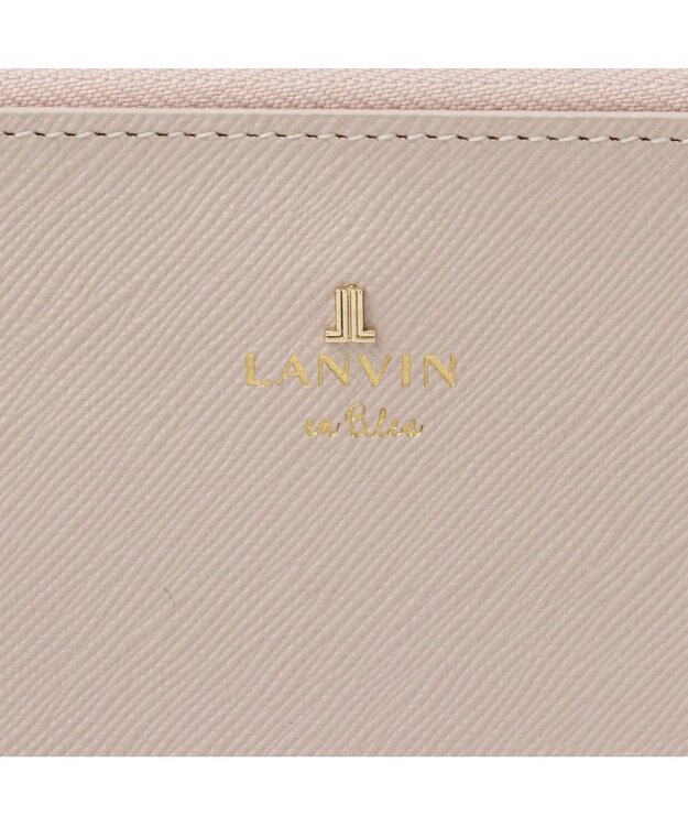 LANVIN en Bleu リュクサンブール Lファスナー長財布 ペールピンク