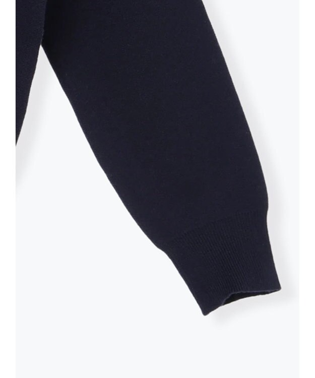 Te chichi ラインストーンレタードニットプルオーバー ネイビー