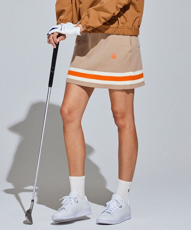 PW CIRCULUS 【軽量/裏地付き】【WOMEN】 ニットスカート ベージュ系