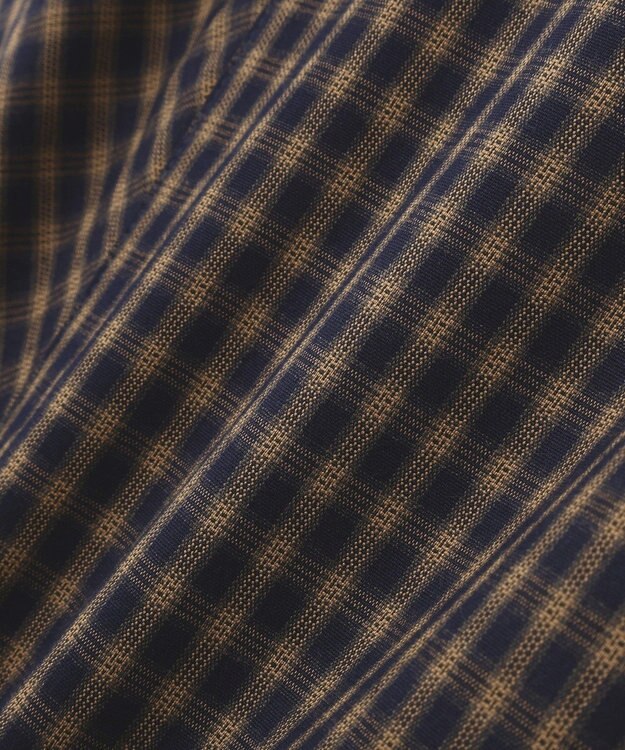 earth music&ecology ランダムキリカエラップスカート Check Navy