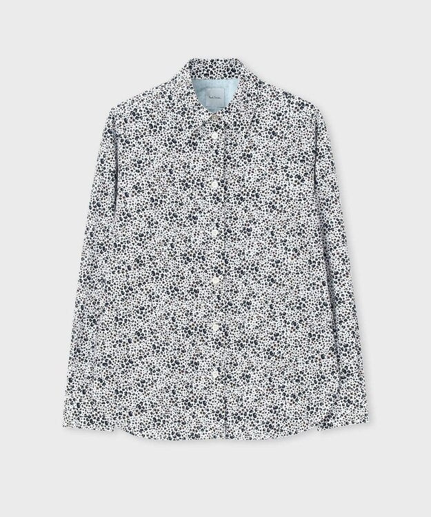 Paul Smith Animal Floral 長袖シャツ ホワイト