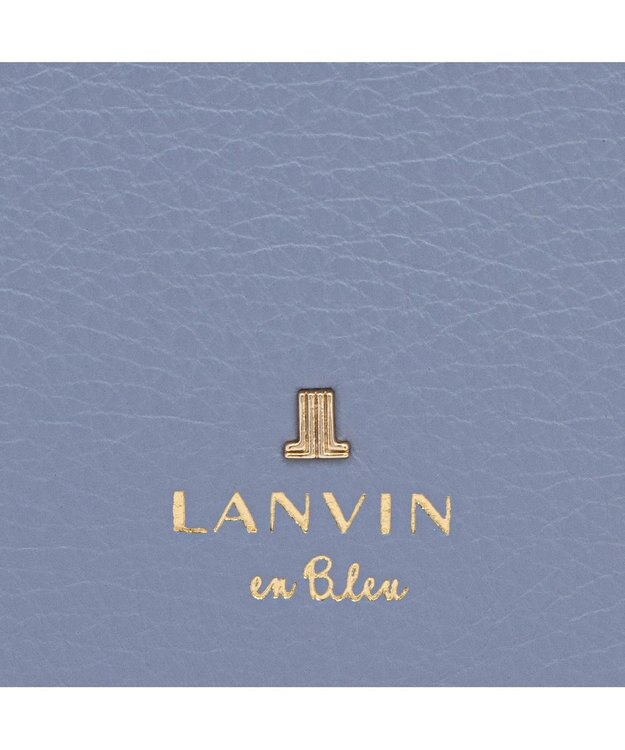LANVIN en Bleu メラニー 二つ折りBOX財布 ペールブルー
