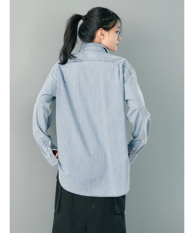 AMERICAN HOLIC Ｗポケットデニムシャツ Indigo