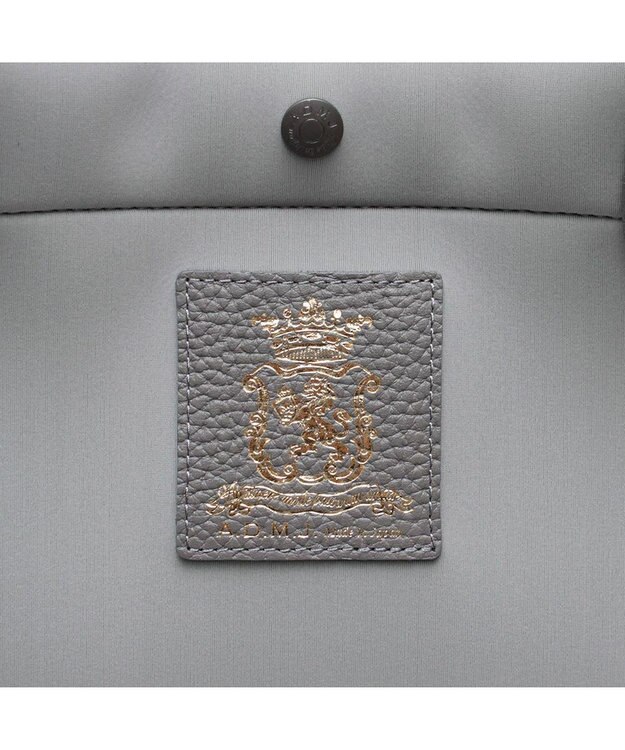 A.D.M.J. 【魔法の様に軽い】マジックライト/コード刺しゅうキューブトート34cm GR/MA