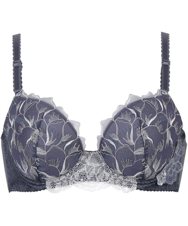 Wing 【スキマフィットブラ】　バストとカップのすきまにフィット　自然にボリュームメイク　ウイング／ワコール　KB2363 グレー