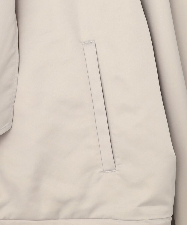 ICB 【2WAY】 ダルグロッシーサテン ボウタイ付きブルゾン トープ