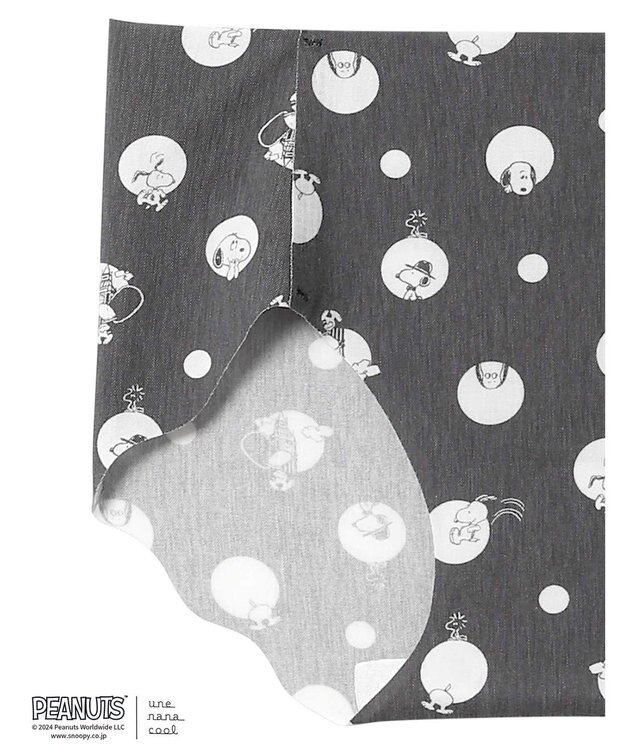 une nana cool MADE WITH PEANUTS 【綿混】フラット仕上げショーツ BL