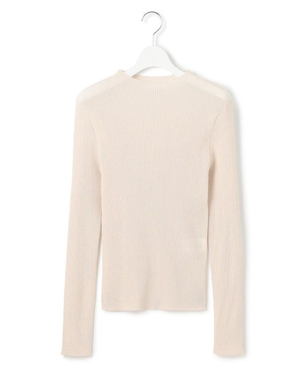 23区 S 【GOLD LABEL】コットンリネンシアー ニット サンドベージュ系