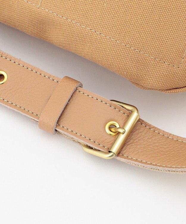 UNBILLION Otias 8号キャンバスシュリンクレザーウエストボディ ベージュ