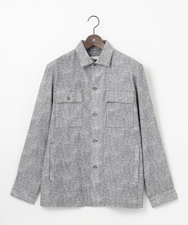 JOSEPH ABBOUD 【驚きの多機能】ドライサッカー ブルゾン ライトグレー系