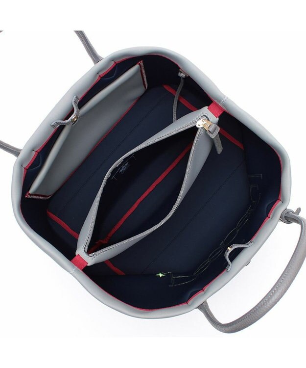 A.D.M.J. 【魔法の様に軽い】マジックライト/コード刺しゅうキューブトート34cm GR/MA