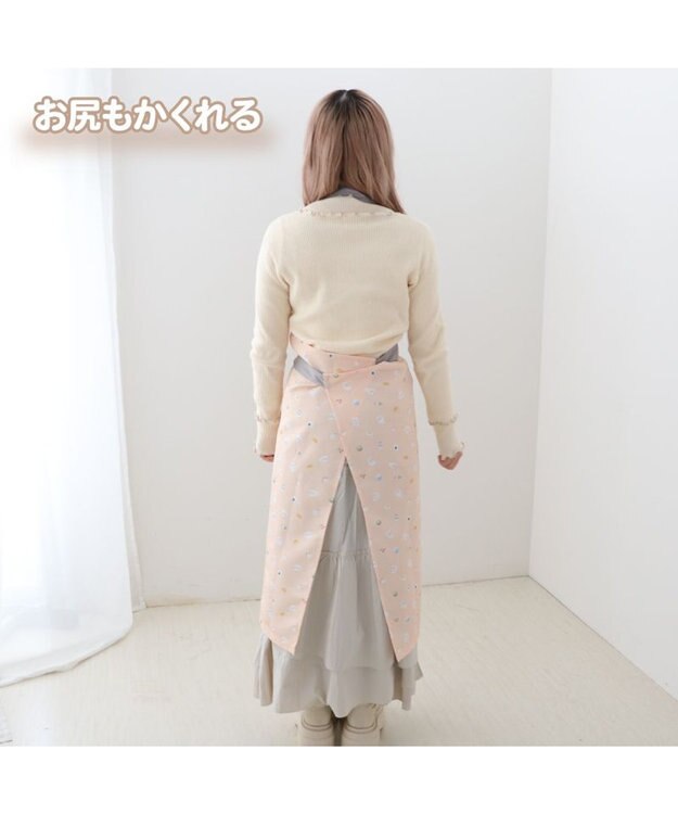 Mother garden しろたん  エプロン 《食いしん坊柄》 レディースフリーサイズ 食いしん坊柄