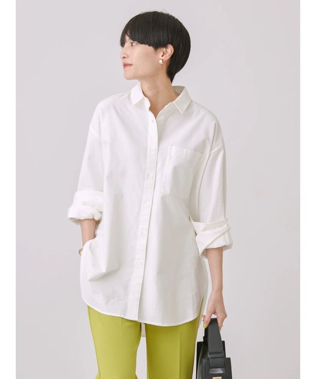 AMERICAN HOLIC Ｄａｉｌｙ！　ＵＶカットオックスシャツ Off White