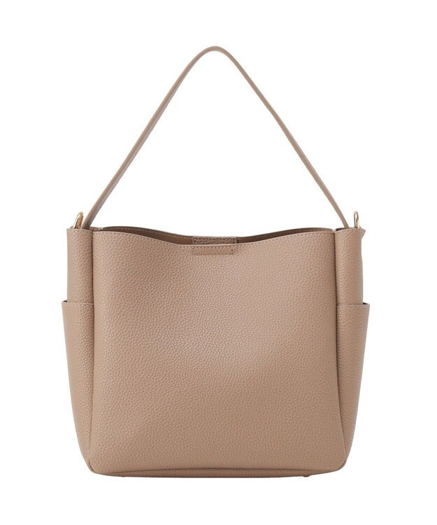 AMERICAN HOLIC 【2点セット】2WAYワンハンドルミニトート+ポーチ Gray Beige