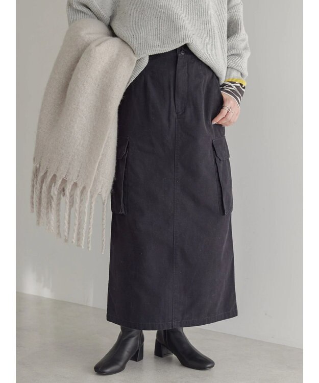 AMERICAN HOLIC カーゴタイトスカート Black