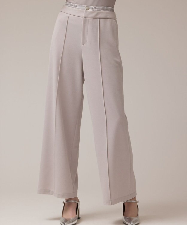 GRACE CONTINENTAL ワイドジャージパンツ グレー