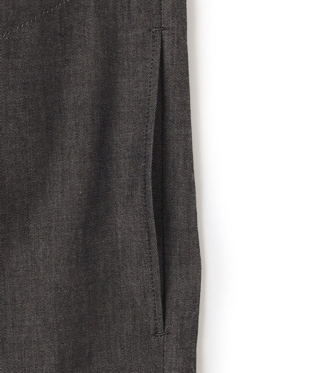 BEIGE， POMEGRANATE / ギャザーワンピース Chambray Black