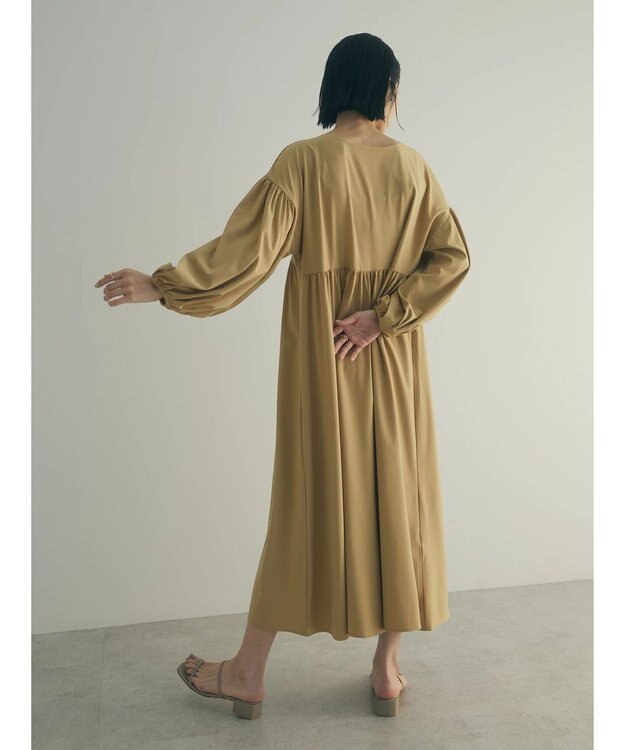 Green Parks armonia．２ｗａｙ袖ボリュームワンピース Beige