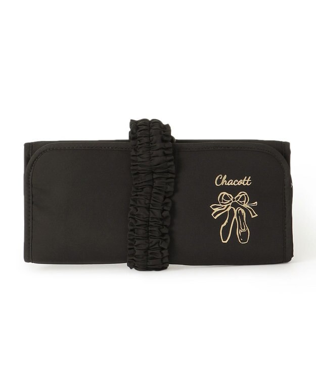 Chacott ギャザーロールケース ブラック