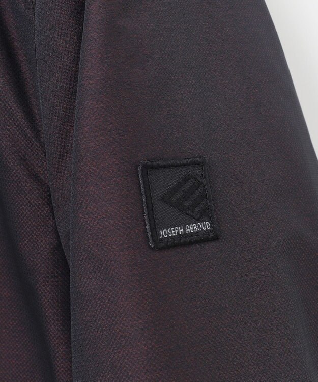 JOSEPH ABBOUD 【2WAY/撥水/7ポケット/ダウンライナー付】 2WAY高機能インターレースメモリー ダウン ブルゾン ワイン系