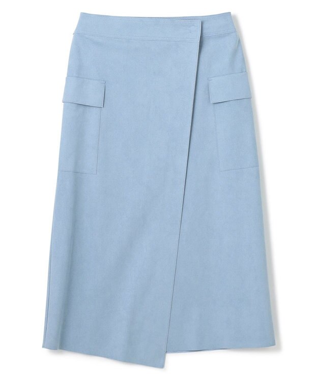 BEIGE， DANTON / フェイクスエードスカート Sax