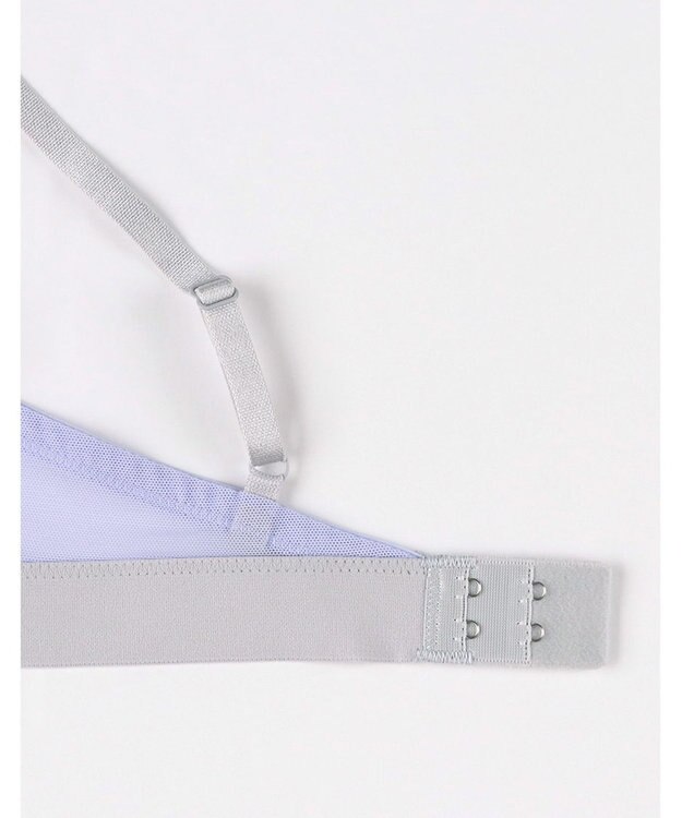 WACOAL ノンワイヤーブラ 【重力ケアブラ】 バストを重力から守る まる胸をキープ サイドのラインすっきり Gカップまで対応 大きいサイズ レディース BXB114 /ワコール パープル