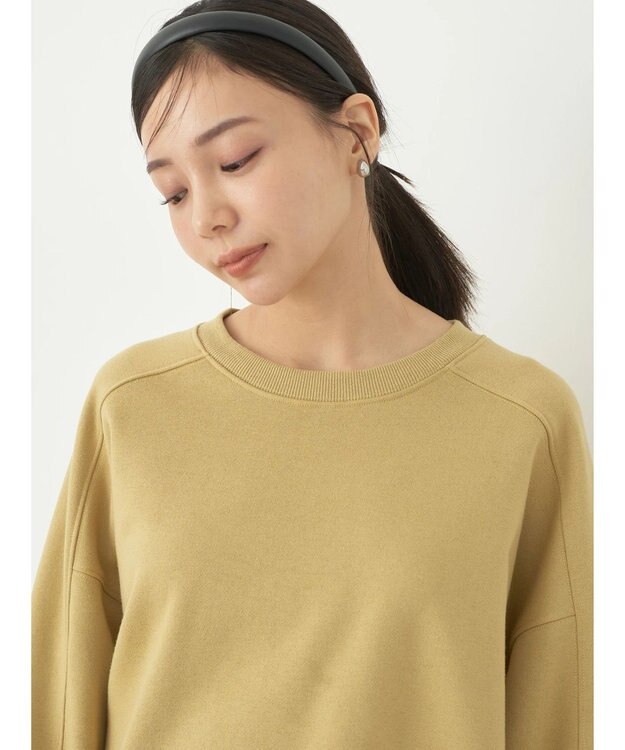 earth music&ecology 裏起毛チュニック Yellow