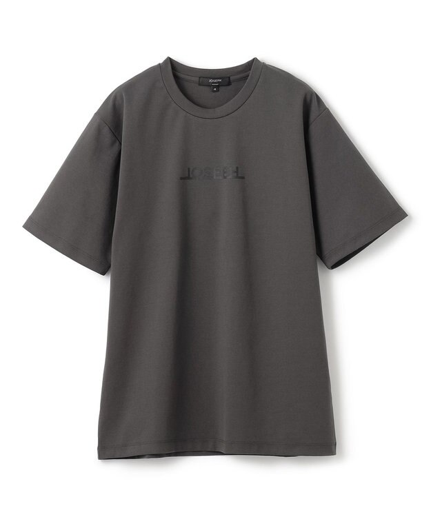 JOSEPH HOMME 【WEB・一部店舗限定】 ライトダブルジャージーロゴプリント　半袖Tシャツ グレー系