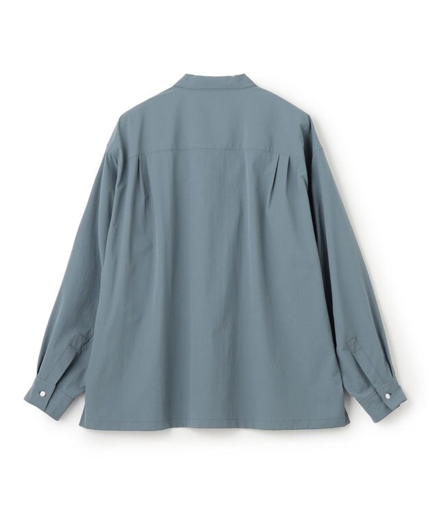 UNFILO MENS 【男女兼用】コンフォート カジュアル ワイドシャツ [24年秋冬商品] ダークブルー