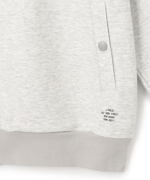 J.PRESS MEN 【KING SIZE】ダブルフェイス トラックジャケット グレー系1